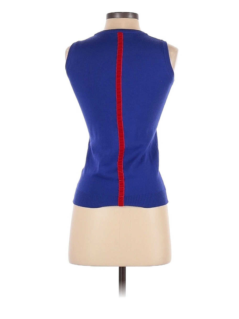 Classic Sleeveless Knit Top - Royal Blue